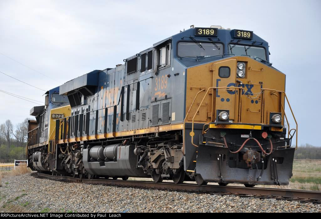 Coal train waits to be loaded